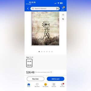 Rustic Windmill Wall Art